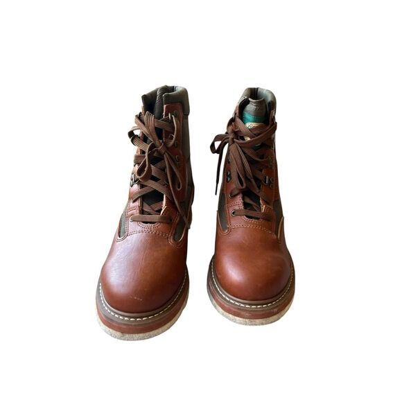 L.L.Bean Fly Fishing Leather/Canvas Wading Boots – Felt Sole – Men’s Size 11 - Picture 2 of 11